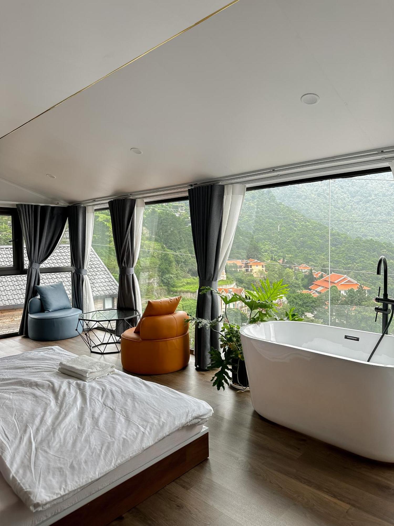 Bach Xanh House Apartment Tam Dao Exterior photo